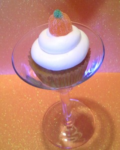 Pumpkin Martini Alcoholic Cupcakes by Wasted Desserts