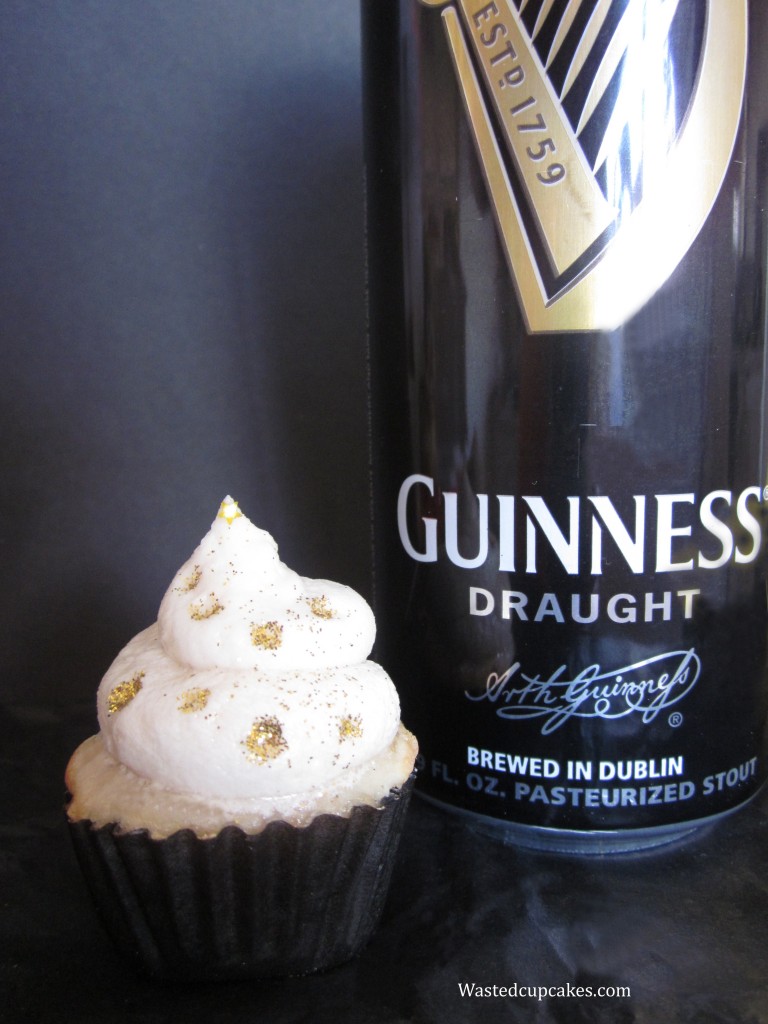 Guinness Beer Alcoholic Cupcakes by Wasted Desserts