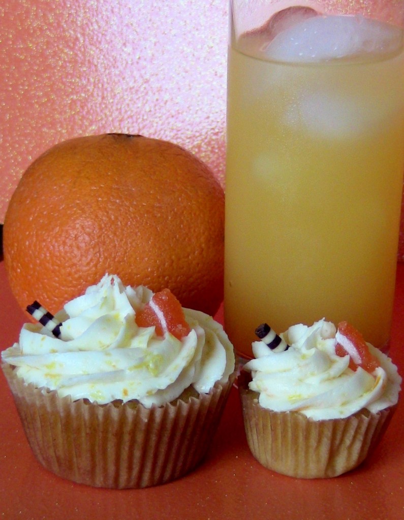 Screw Driver Alcoholic Cupcakes by Wasted Desserts