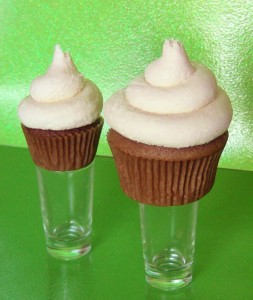 Flaming Irish Orgasm Alcoholic Cupcakes by Wasted Desserts