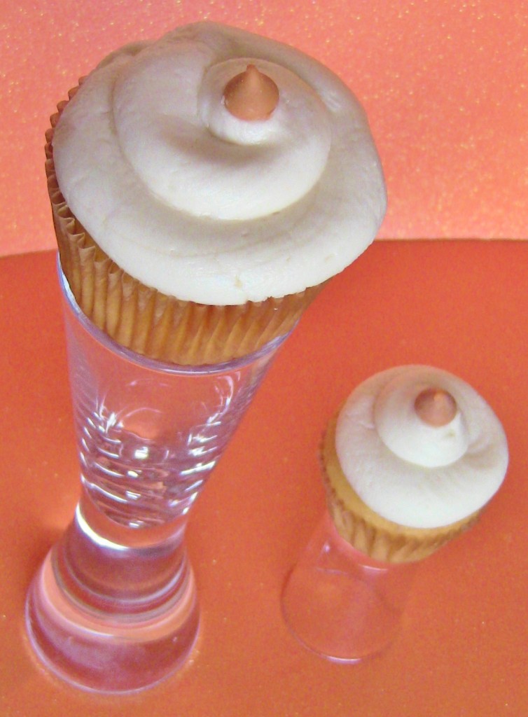 Buttery Nipple Alcoholic Cupcakes by Wasted Desserts