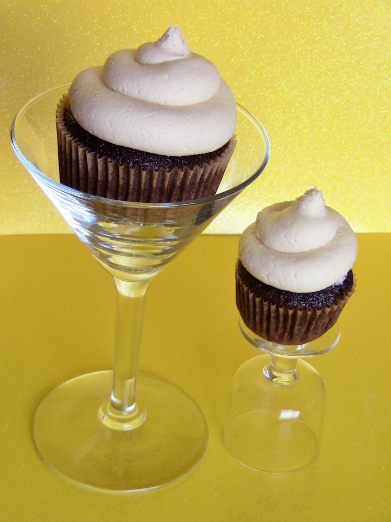 Rum Peanut Butter Alcoholic Cupcakes by Wasted Desserts