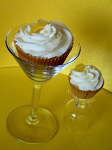 Lemon Drop Martini Alcoholic Cupcakes by Wasted Desserts