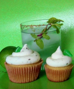 Mojito Alcoholic Cupcakes by Wasted Desserts