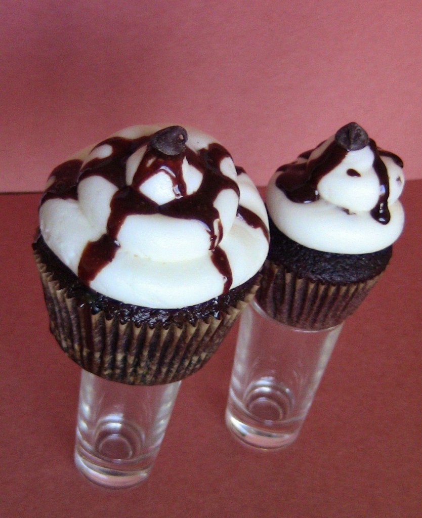 Dirty Sanchez Alcoholic Cupcakes by Wasted Desserts