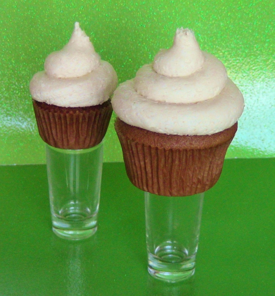 Flaming Irish Orgasm Alcoholic Cupcakes by Wasted Desserts