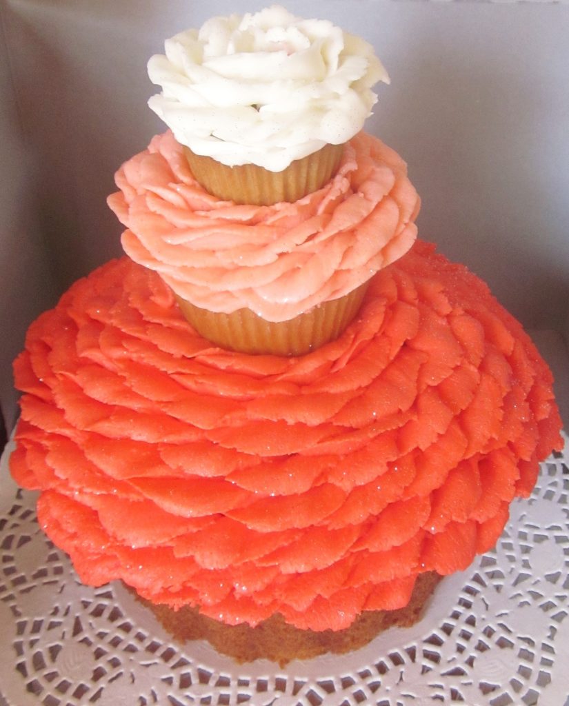 Cupcake Cake, 3 tier