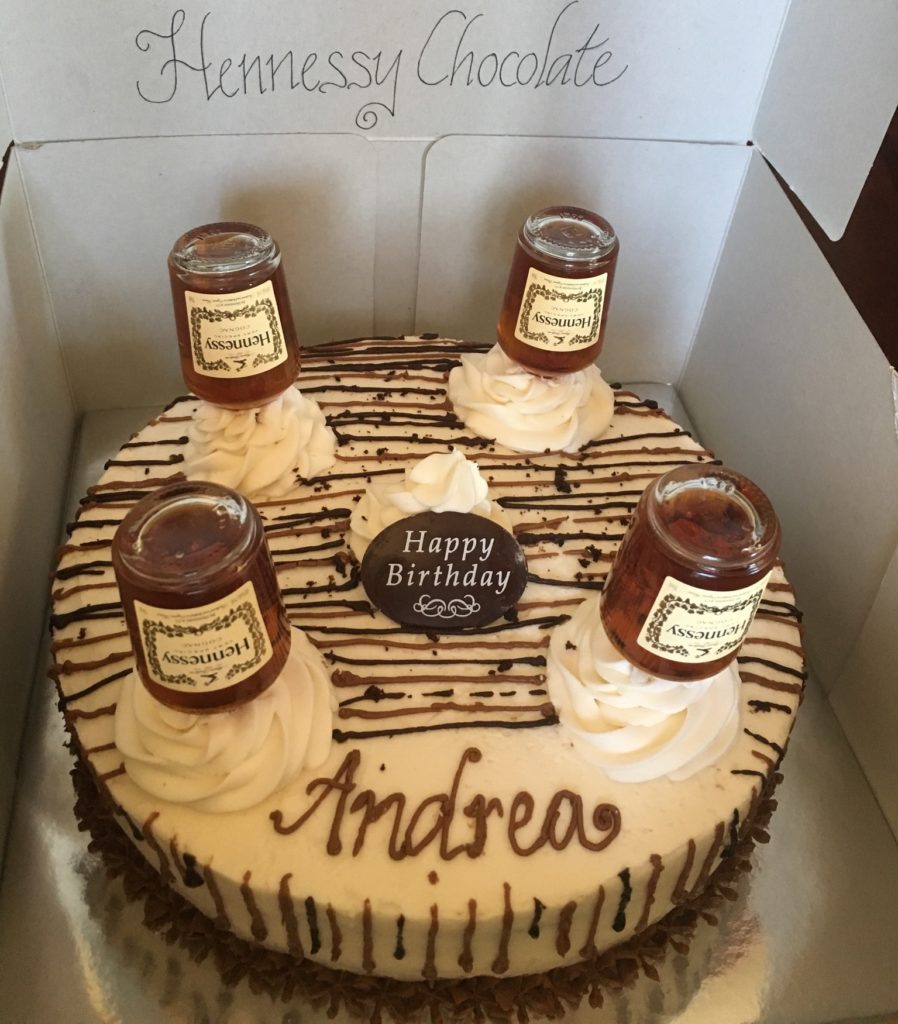 Hennessy Cake, alcoholic desserts