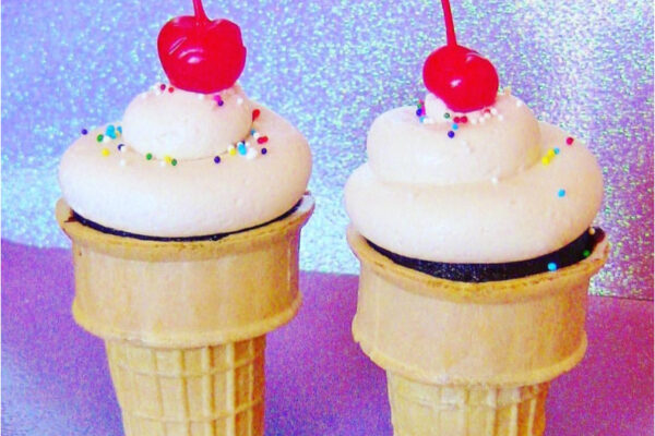 Cupcake cones dessert for kids birthday parties