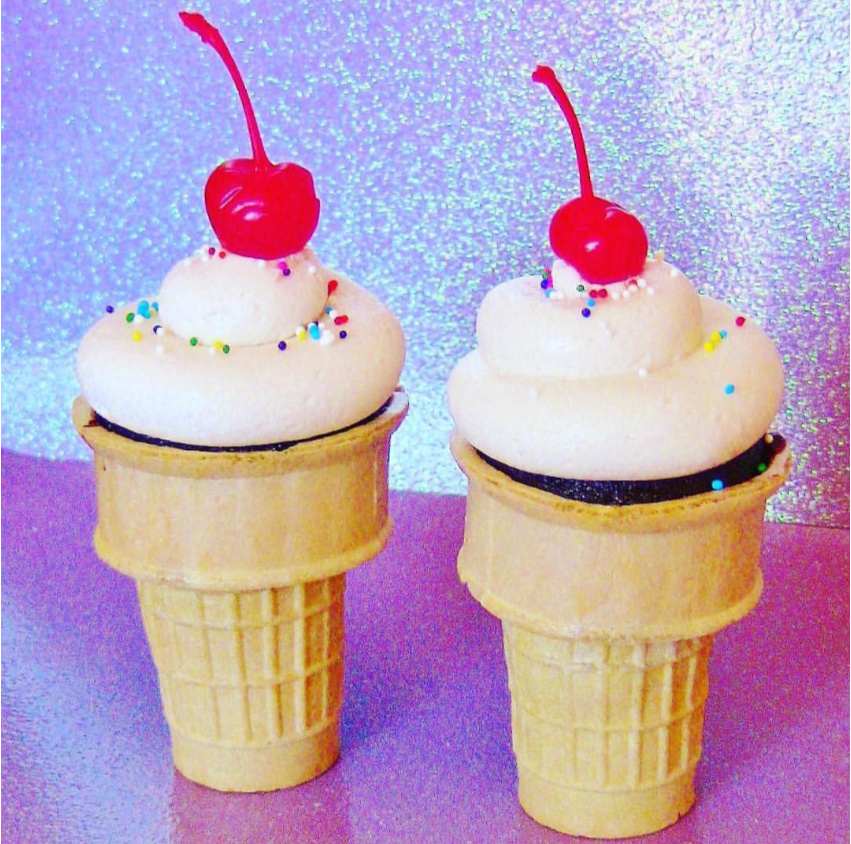 Cupcake cones dessert for kids birthday parties